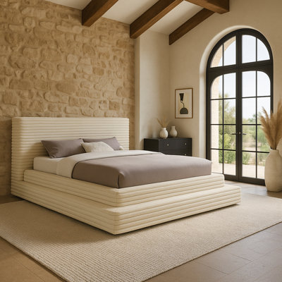 Cozzens Corduroy Fabric Bed