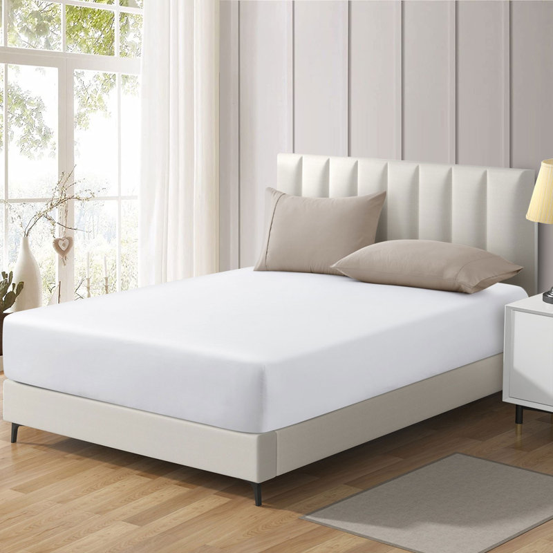Joshua-Lewis Microfiber Brushed Fitted Sheet, Single (3'), White