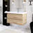36'' Wall-Mounted Single Bathroom Vanity With Integrated Resin Top-582235169