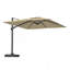Parasol carré en porte-à-faux 11 pi beige (sans base de parasol)-1046327223