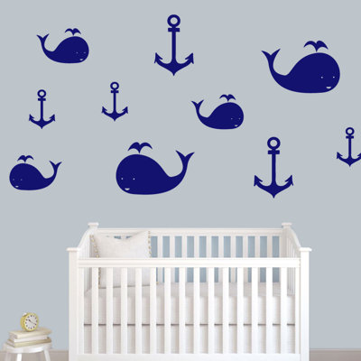 Nautical & Beach Non-Wall Damaging