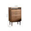 Armoire de rangement simple en noyer