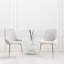 Chaise d'appoint en velours Maurio-963019814
