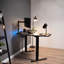 Poste de travail de coin manuel 47 po x 47 po VIVO, plateau de table à 3 sections, DESK-m2LCB
