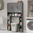 Over The Toilet Storage Cabinet With 3 Barn Doors-1575865669