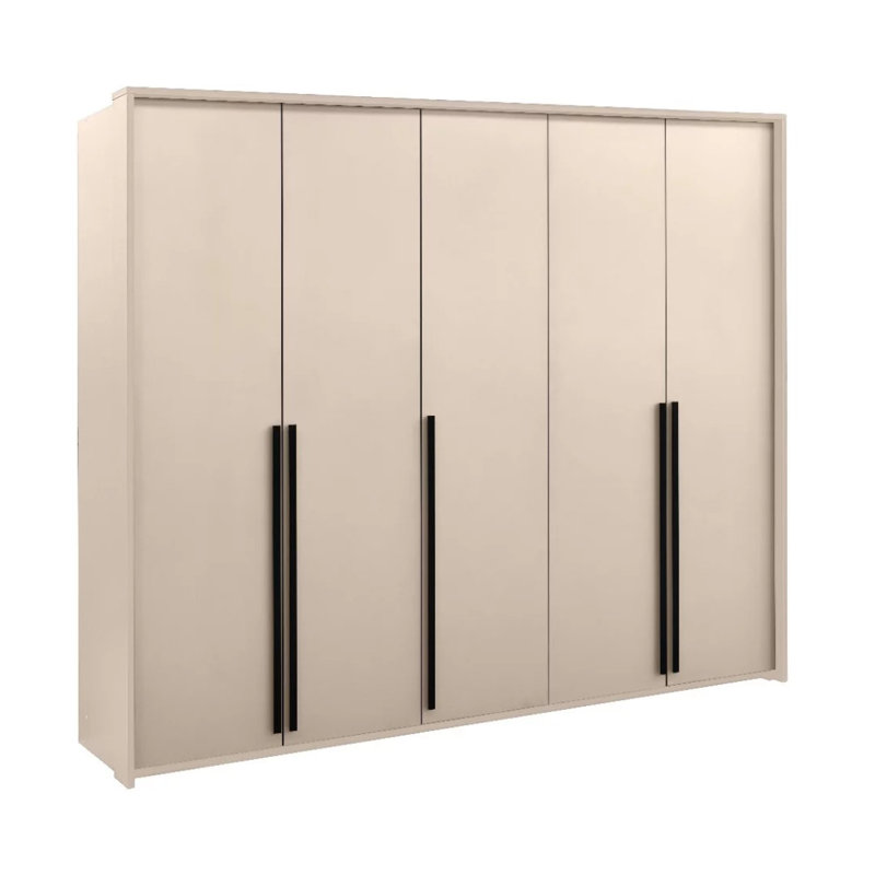 Manufactured Wood Wardrobe, Beige