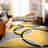 Doucet Geometric Yellow/Gray/Black Area Rug-1146494343