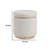 Thurleigh Round Sherpa Ottoman with Storage-346588353