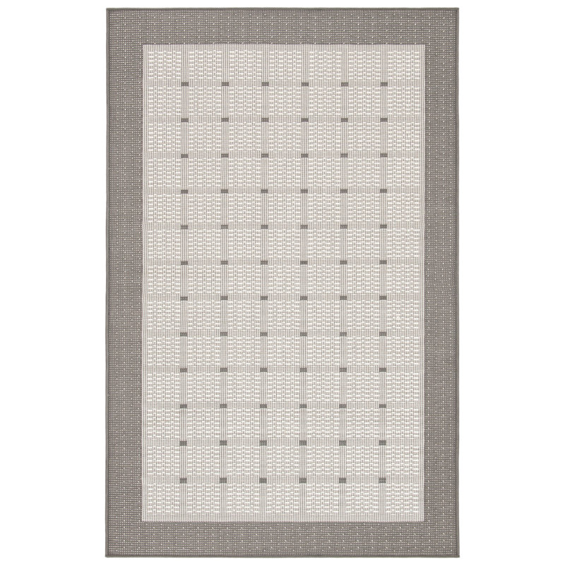 Abass Performance Machine Washable Geometric Indoor/Outdoor Area Rug, Rectangle 4' x 6'