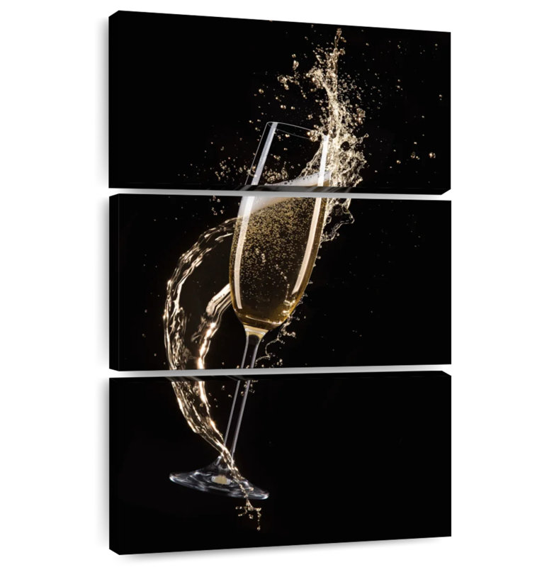 Yarlin Splashing Champagne, 32" H x 20" W
