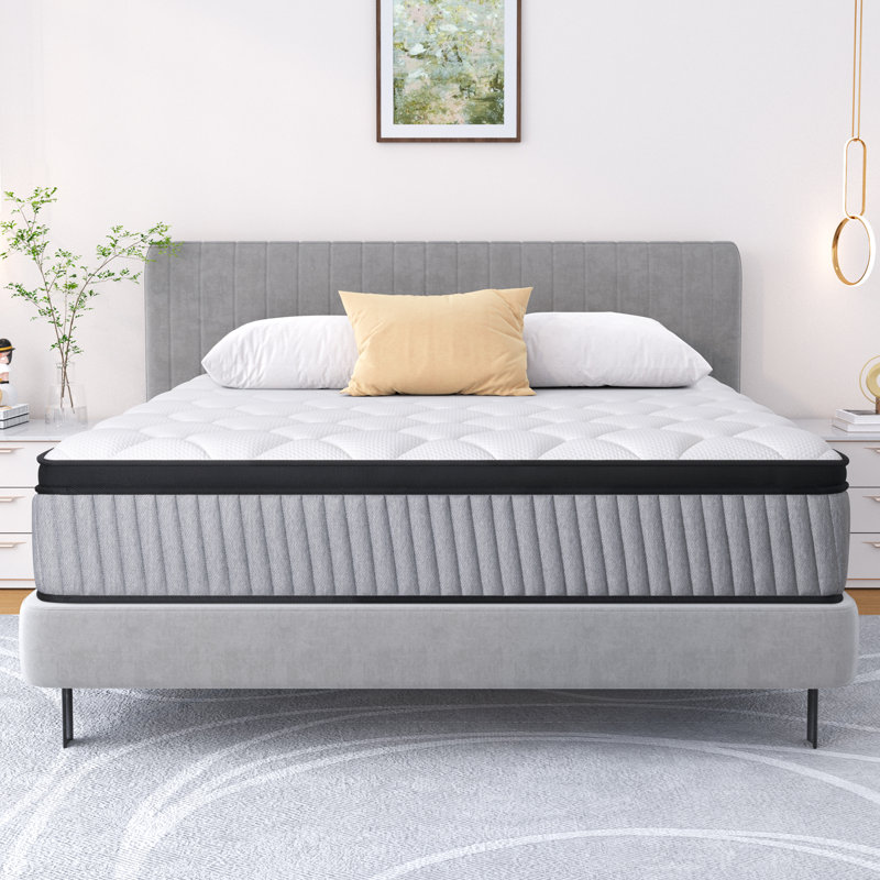 10 inch Full gel memory foam large mattress, suitable for cool nights and decompression, medium plush mattress, happiness