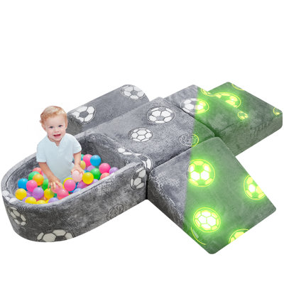 Module de canapé: tissu fluorescent ultra doux, émettant de la lumière après absorption, rempli de mousse, confortable pour s'asseoir, housse de canapé amovible