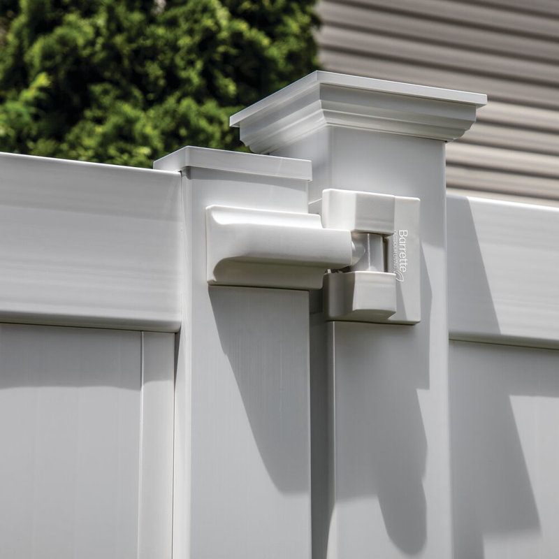 Heavy Duty Modern Wrap Hinge, White