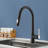 Topcraft Single Handle Single Hole Kitchen Sink Faucet with Sensor-94118634