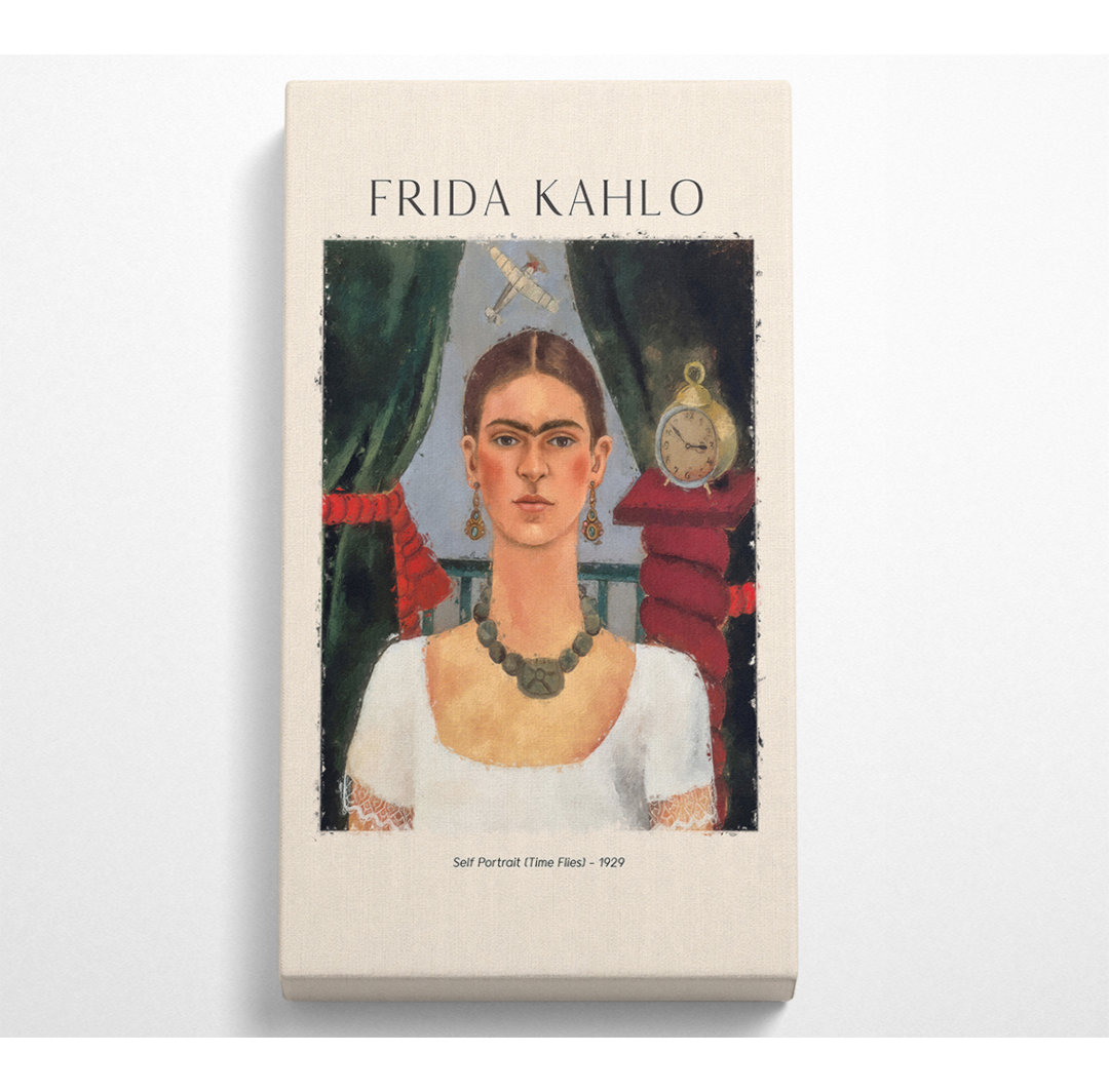 Blagdon Selbstporträt (Die Zeit vergeht) - 1929 von Frida Kahlo - Leinwanddrucke