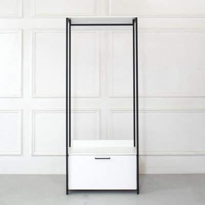 Closet With Frame - Extra Deep Drawer Storage, To Damage Walk-In Wardrobe Modular Construction, Water And Heat