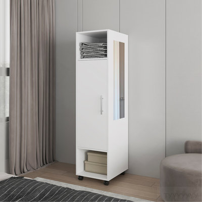 Garde-robe Boston, chambre à coucher, blanc