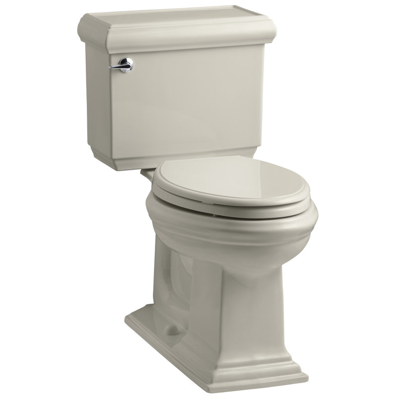Memoirs Classic Comfort Height 1.6 GPF Two-piece Elongated Toilet, Sandbar