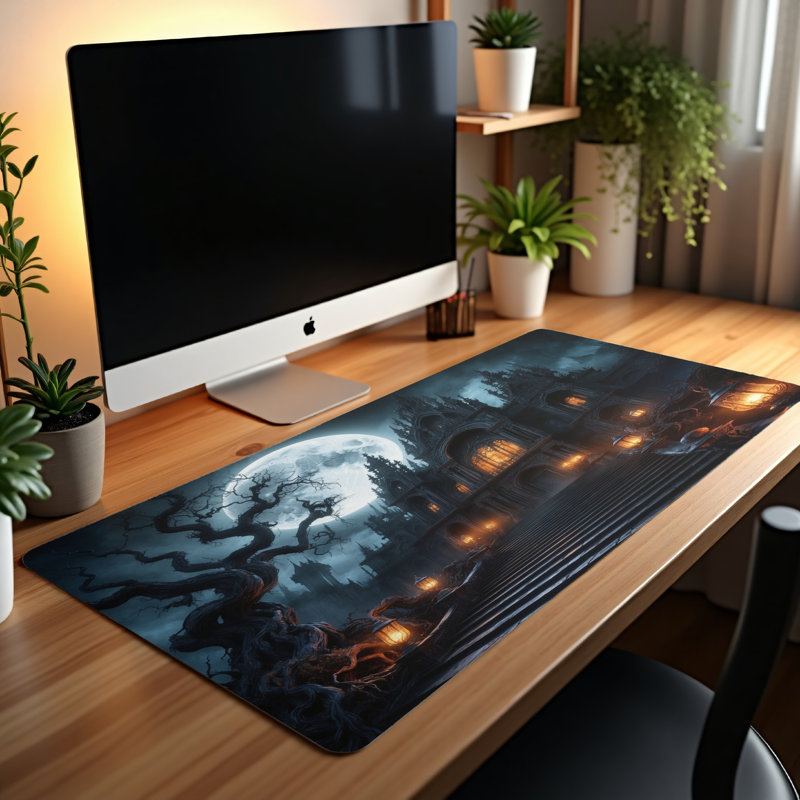 Polyester Desk Pad, 31.5x15.5