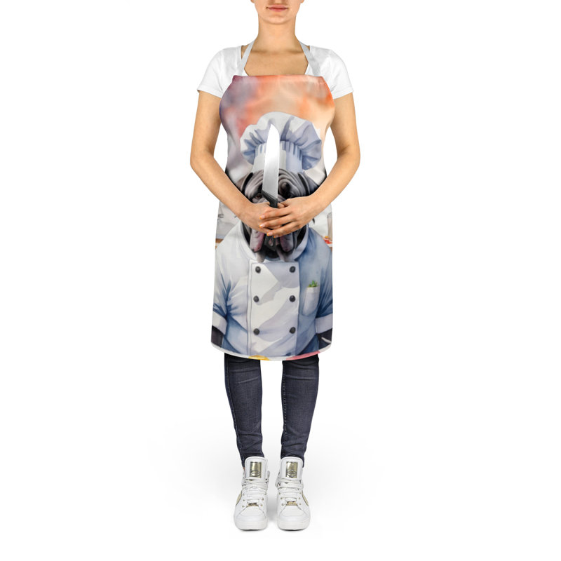 No Pattern Bib Apron