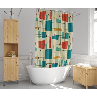 Geometric Shower Curtain