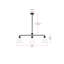 Luminaire suspendu pour îlot de cuisine 3 lumières Olague-435926133