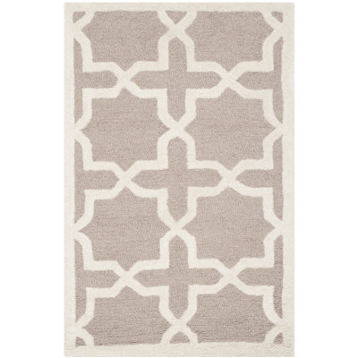 Igna Hand Tufted Wool Geometric Rug