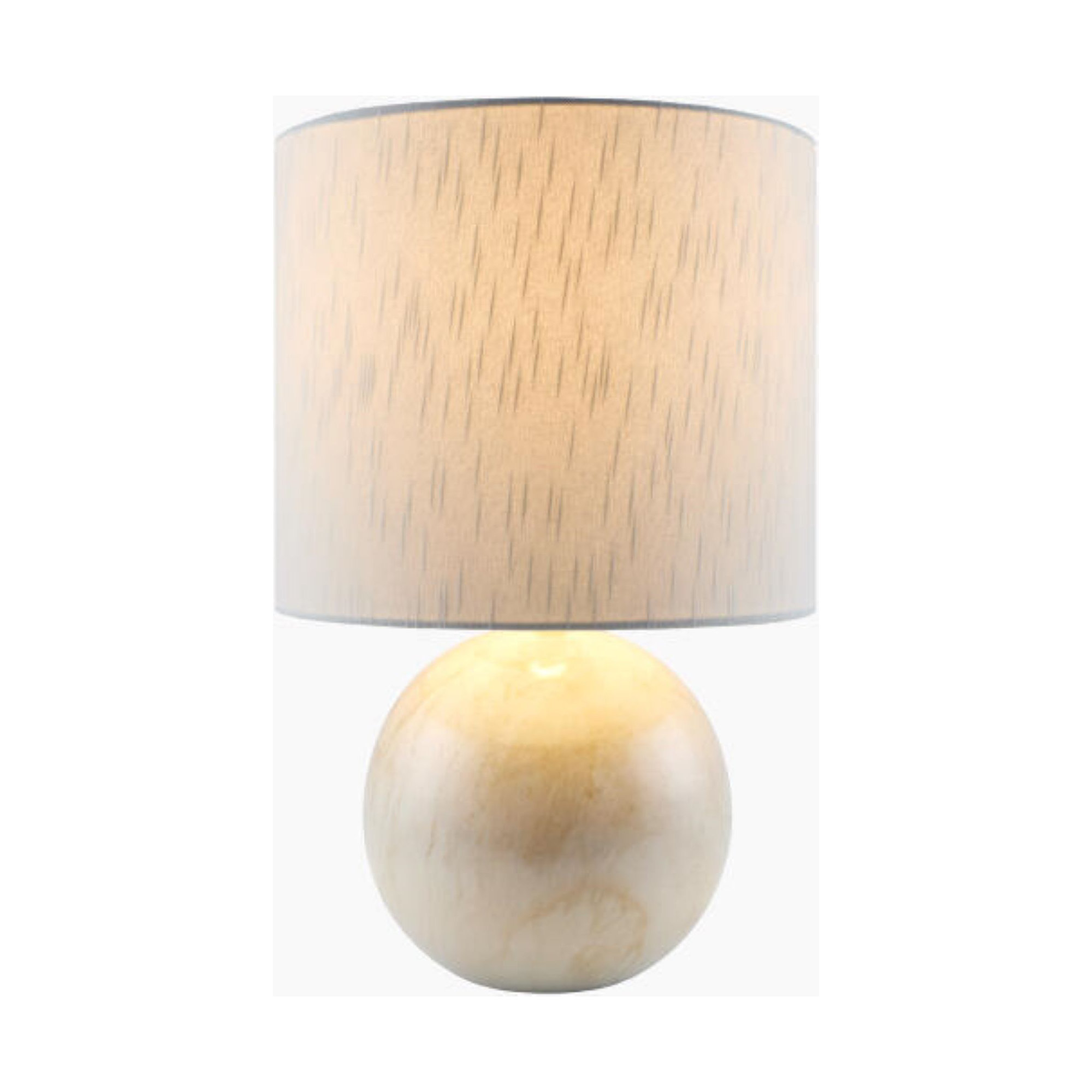 Lillian Ceramic Table Lamp, Beige 