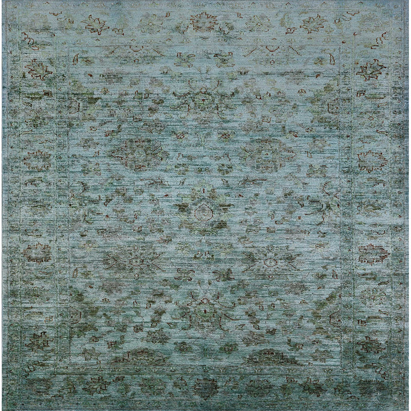 Anitrea Oriental Indoor Rug, Square 5'