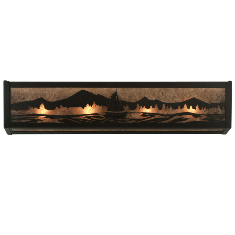 Barre d'éclairage de salle de bain 4 lumières Nautical
