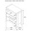 Table de chevet 2 tiroirs Viper