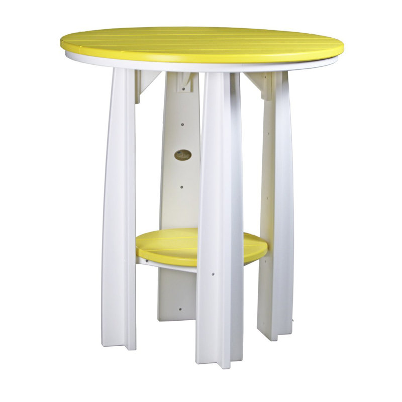 Table ronde 36 po Orchimont, Blanc, Jaune