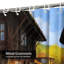 Rideau de douche avec 12 crochets-390370075