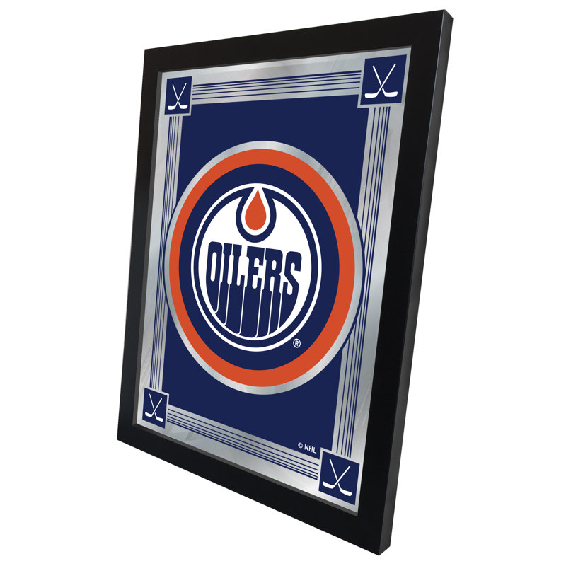 « logo mirror », impression encadrée NHL, Edmonton Oilers