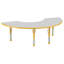 Table d'activité demi-lune 36 "x 72" avec pieds réglables-99075978-39310954