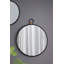Miroir mural 24 po x 27 po avec cadre noir