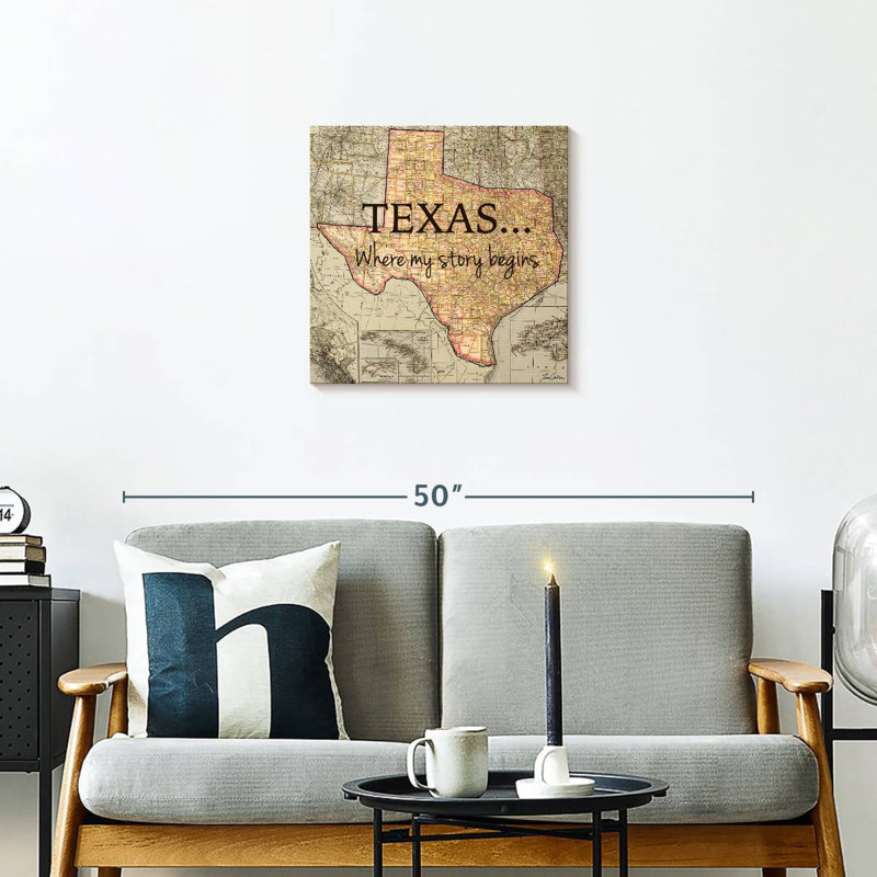 Tergel, Texas, My Story, H 20 po x l 20 po
