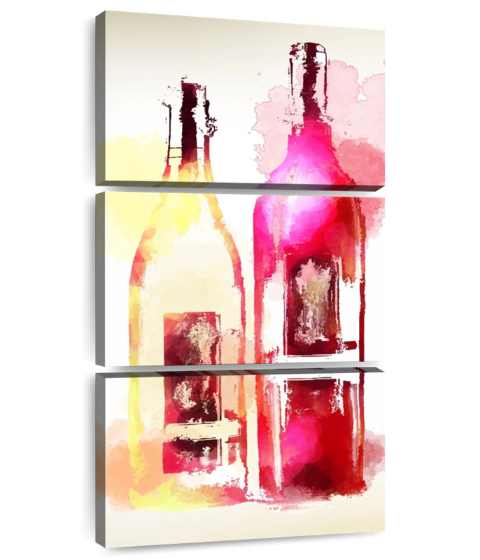 Vin de couleur, H 27 po x l 12 po