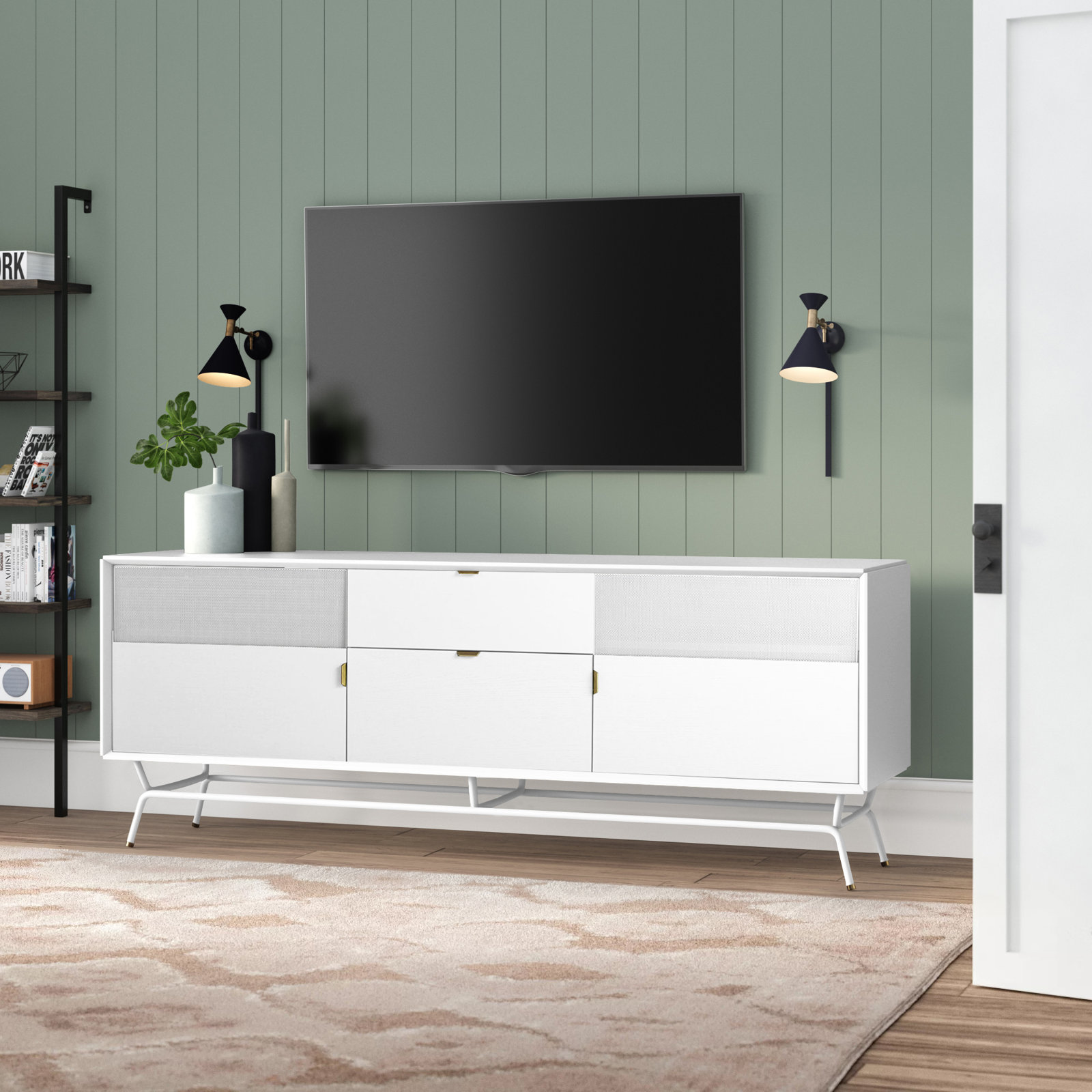 Dang 82 " TV Stand, White