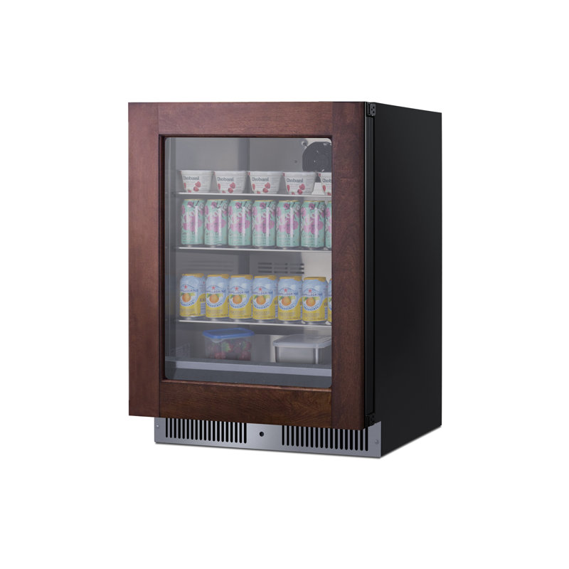 Summit Appiance  24" Wide Built-In Panel Ready Beverage Center, Right Handed