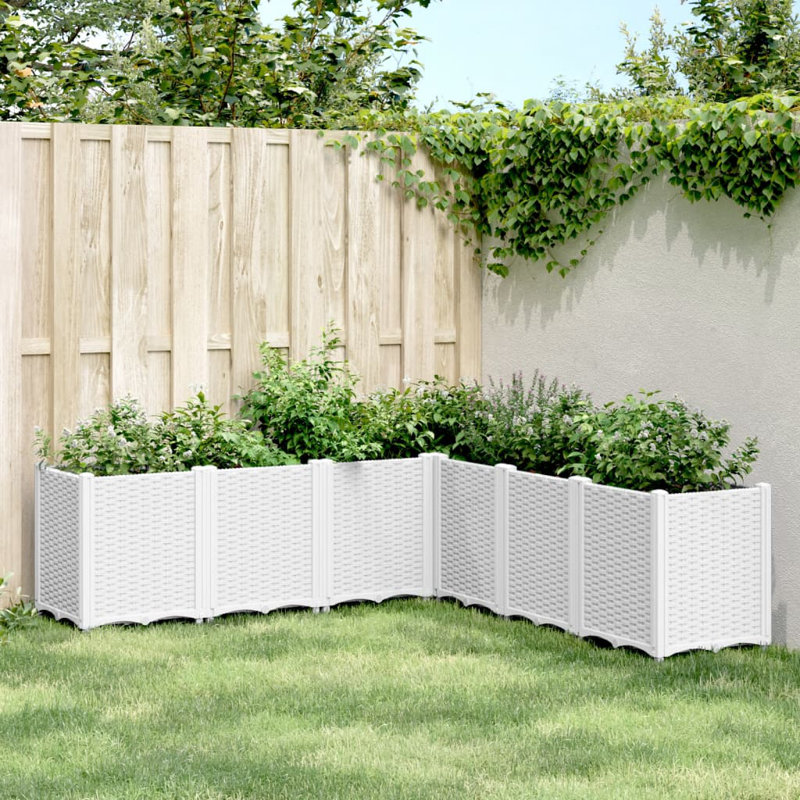Munir Planter Box, White