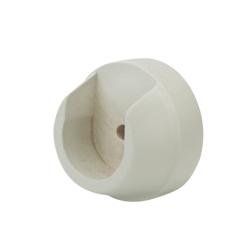 Keswick Wood Rod Socket, French Grey, 5.0cm