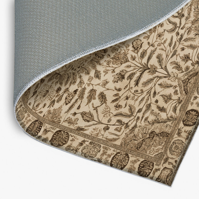 Tapis d'intérieur et d'extérieur brun Nature