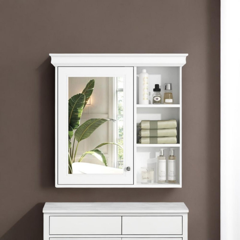Armoire à pharmacie 30 po x 28 po avec miroir, rangement