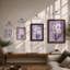 Purple-Stemmed Blooms Botanical - Print-1207446508-1207446506