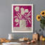 Fuchsia Arrangement II - peinture sur toile encadrée-1416498949-1416498953