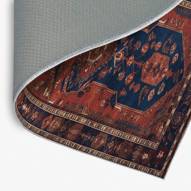 Tapis turc intérieur et extérieur brun, Rectangulaire 2 pi x 3 pi