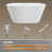  51" X 27" Acrylic Freestanding Soaking Bathtub With Drain in White-91478920