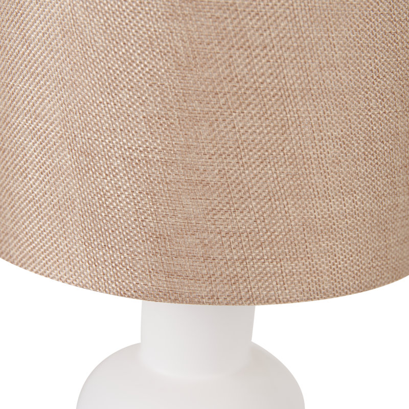 Rivoli Ceramic Table Lamp, White