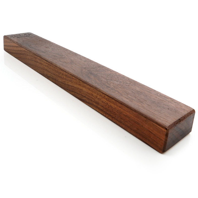 Zulay Kitchen Walnut Wood Magnetic Knife Holder